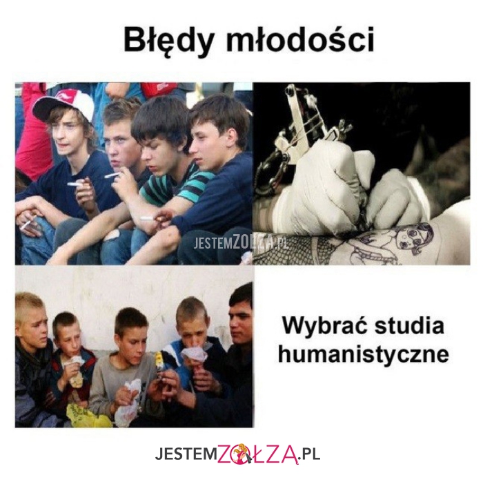 błędy młodości
