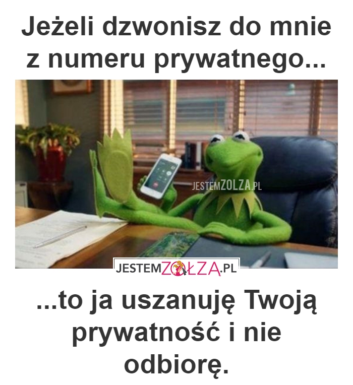 Jeżeli dzwonisz 