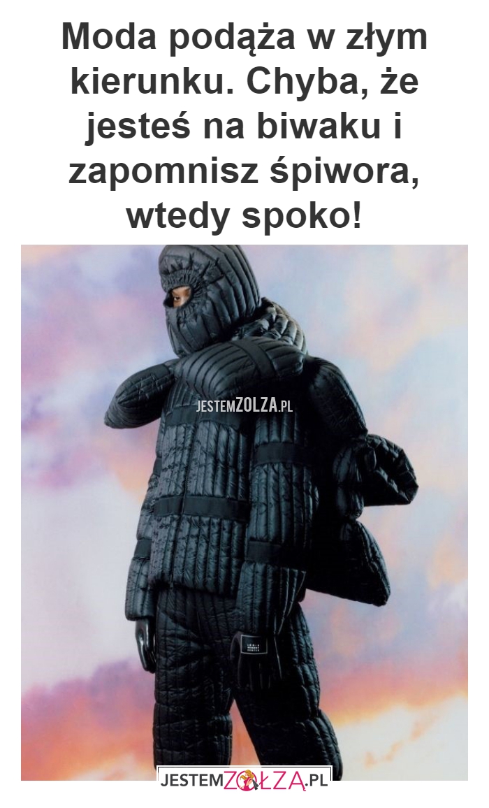 Moda podąża w złym 