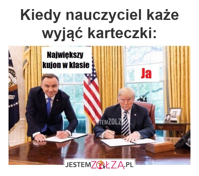 Kiedy nauczyciel 