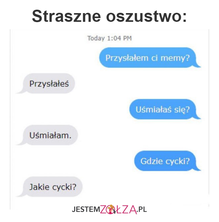 Straszne oszustwo