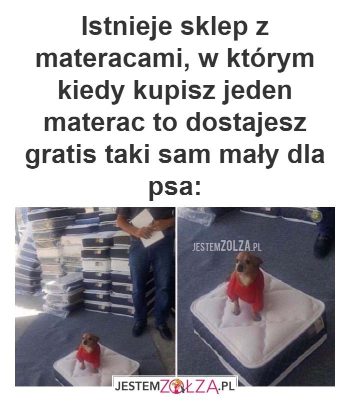 Istnieje sklep z materacami