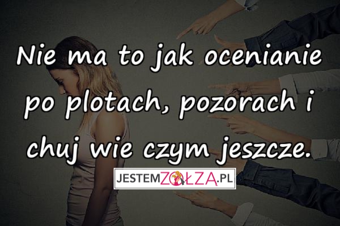 Plotki i ocenianie innych 