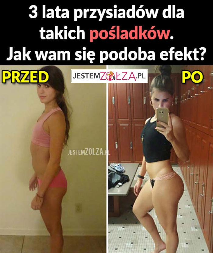 3 lata przysiadów...