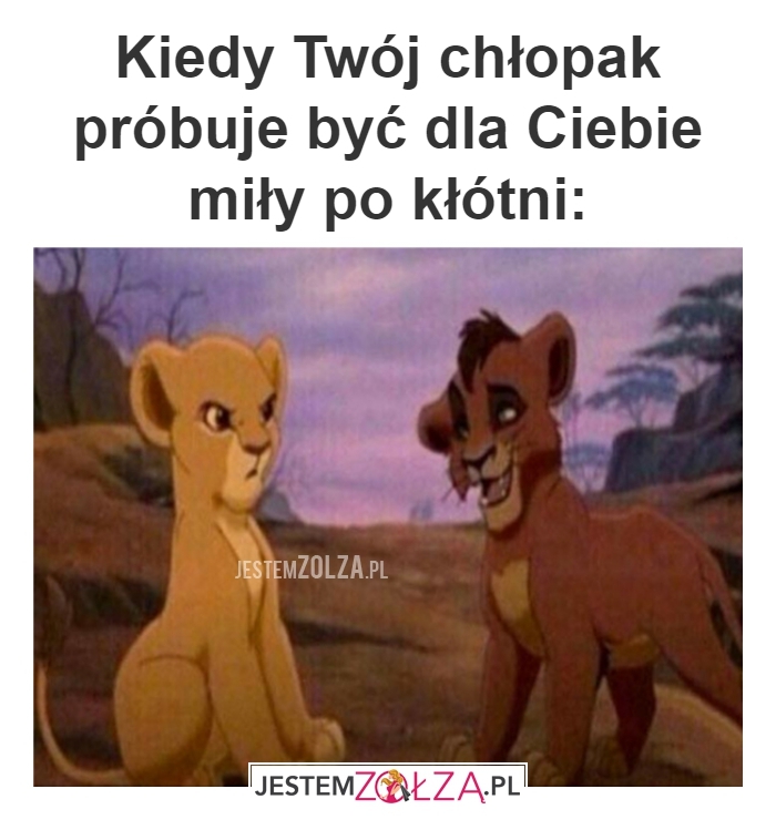 po kłótni