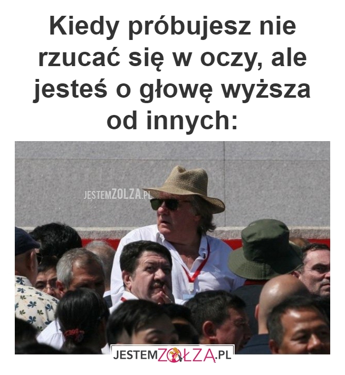 nie rzucać się w oczy