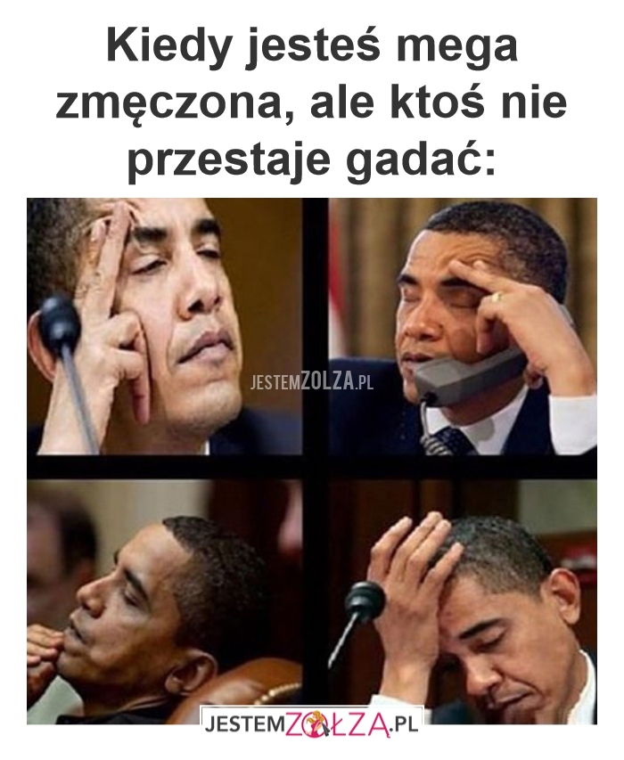 Mega zmęczona 