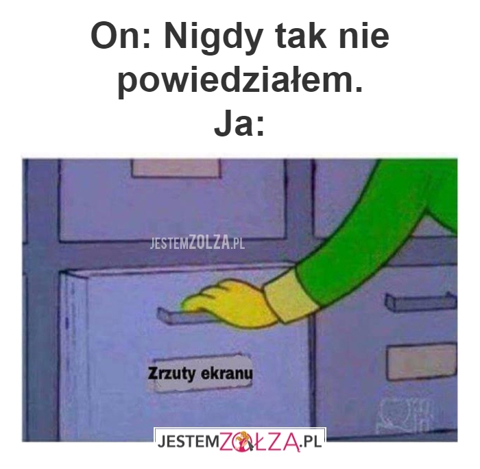 nie powiedziałem 