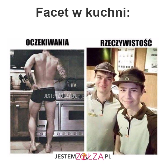 facet w kuchni