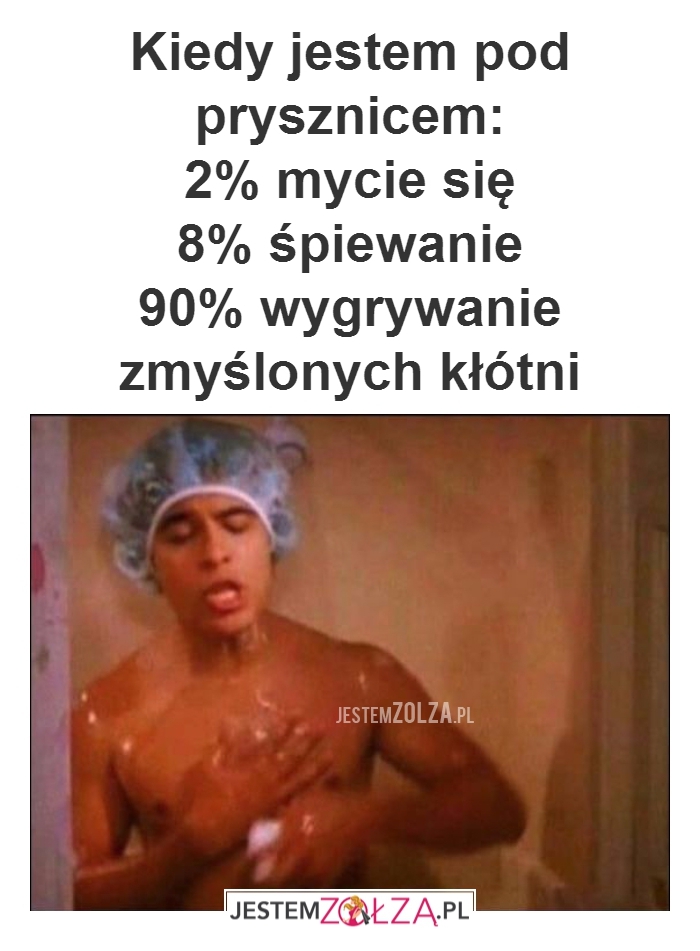 Pod prysznicem