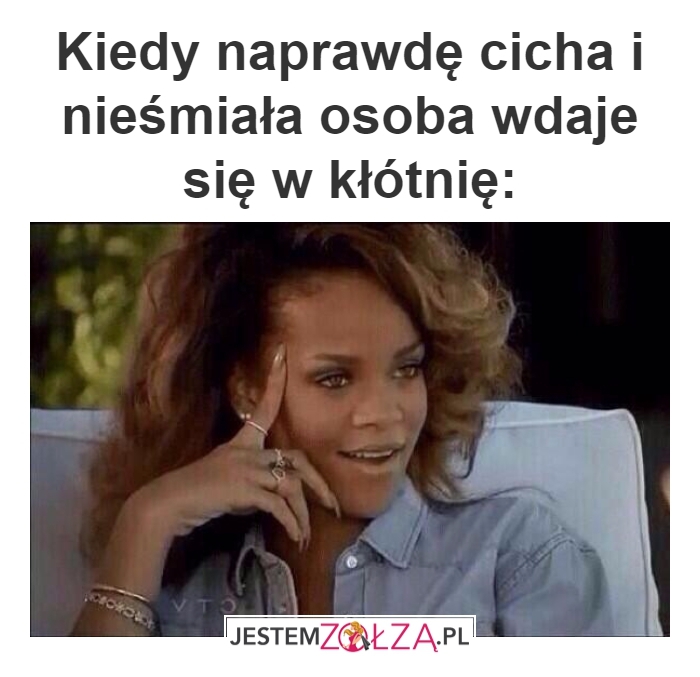 Nieśmiała osoba