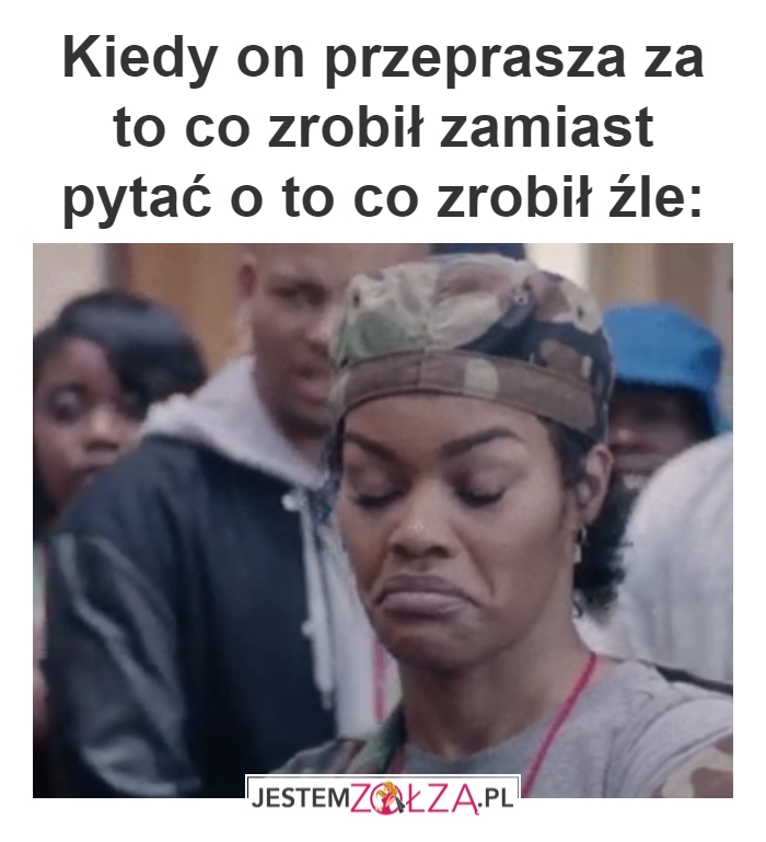 Kiedy on przeprasza...