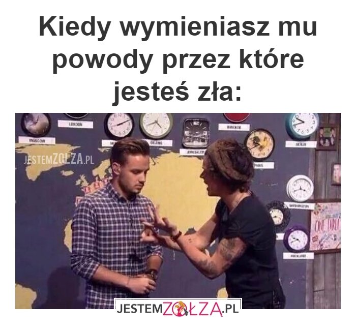 Kiedy jesteś zła