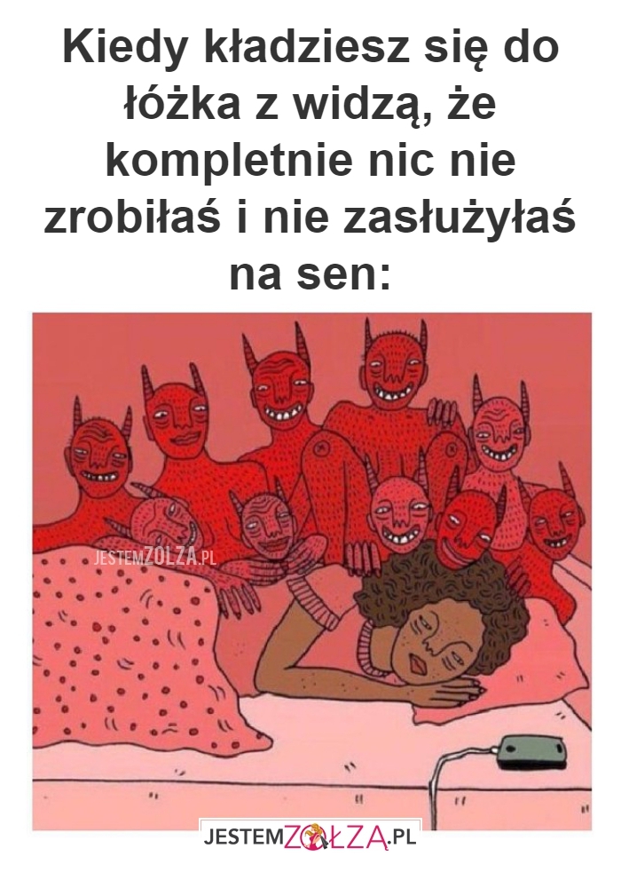 kiedy się kładziesz 