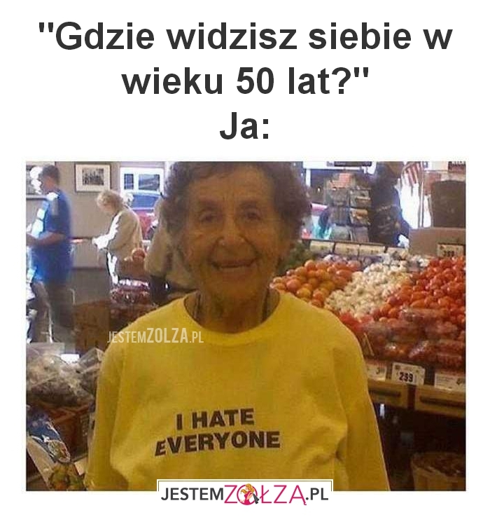 w wieku 50 lat