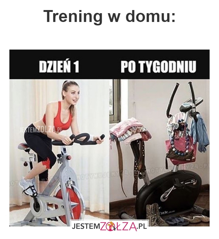 trening w domu