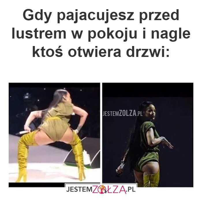 przed lustrem