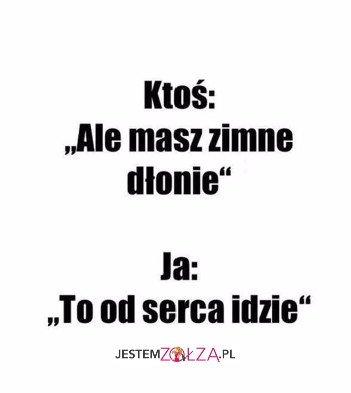 zimne dłonie 