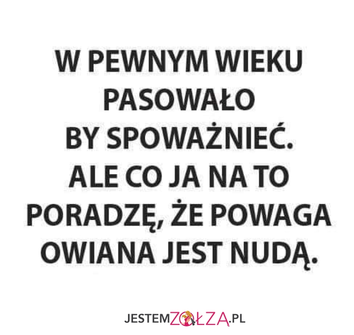 W pewnym wieku