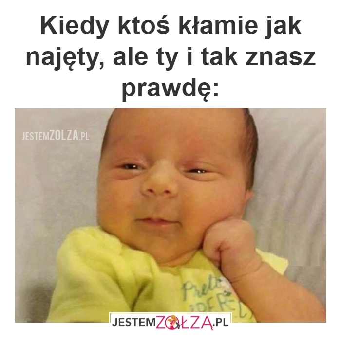 kiedy ktoś kłamie 