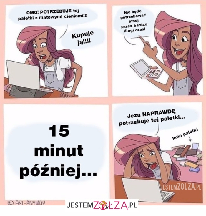 15 minut pozniej 