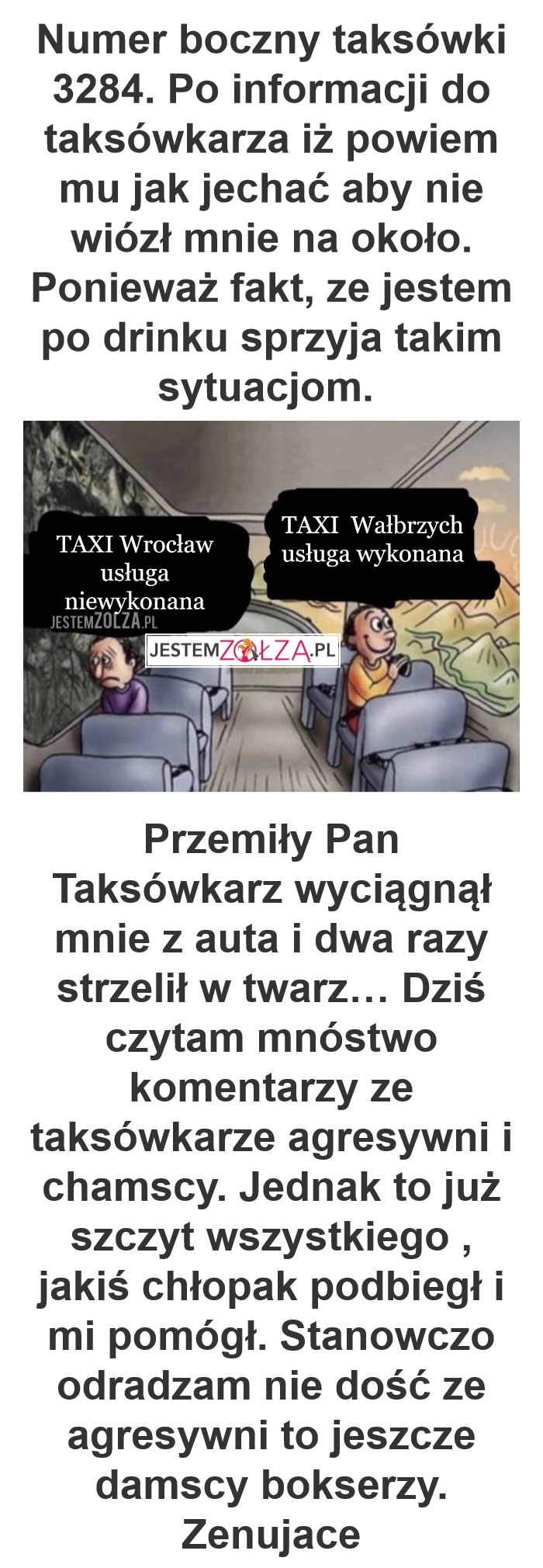 miejskie taxi wrocław : TAXI Wrocław usługa niewykonana wina Jacek Sutryk  