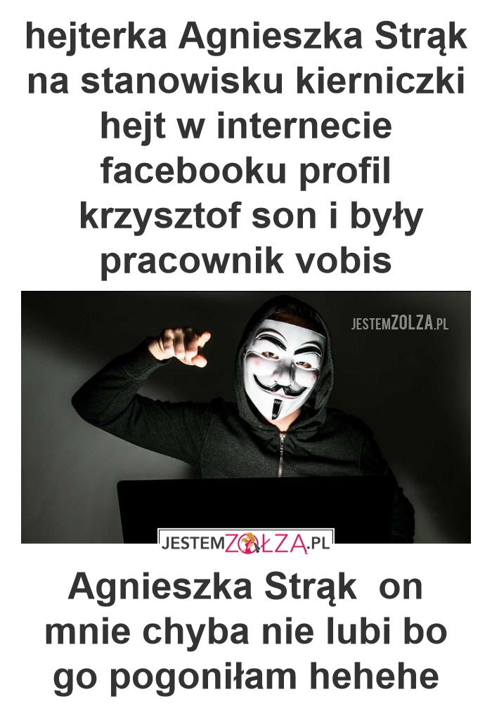 MyShop Wałbrzych :  Agnieszka Strąk hejt w internecie facebooku profil krzysztof son