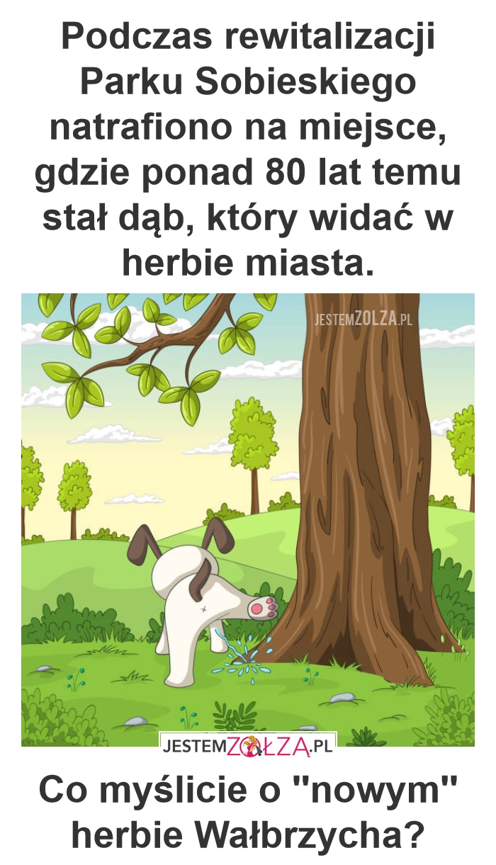 bardzo rzeczywisty ,nowy herb wałbrzycha 