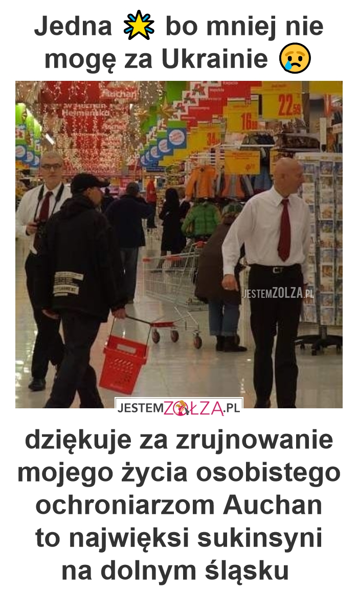 lichwiarz Auchan podżeganie do nienawiści Wieniawskiego 19, Wałbrzychu