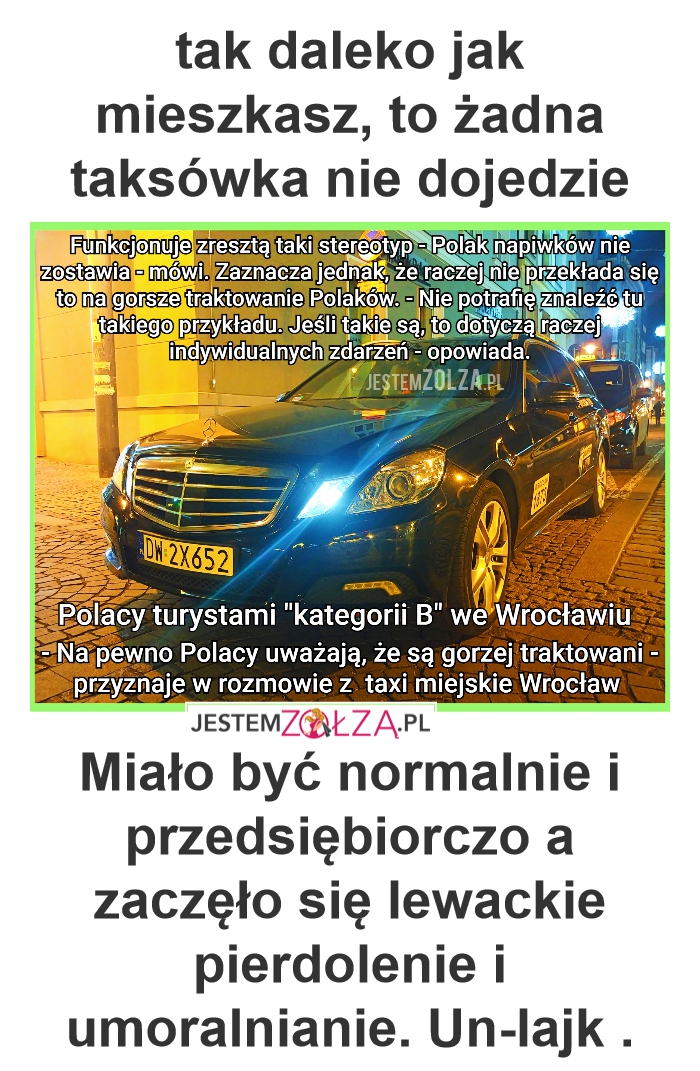 nawet ukraińc : TAXI Wrocław usługa niewykonana 