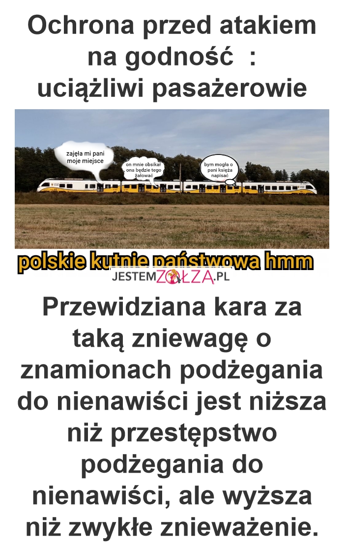 Koleje Dolnośląskie  podżeganie do nienawiści