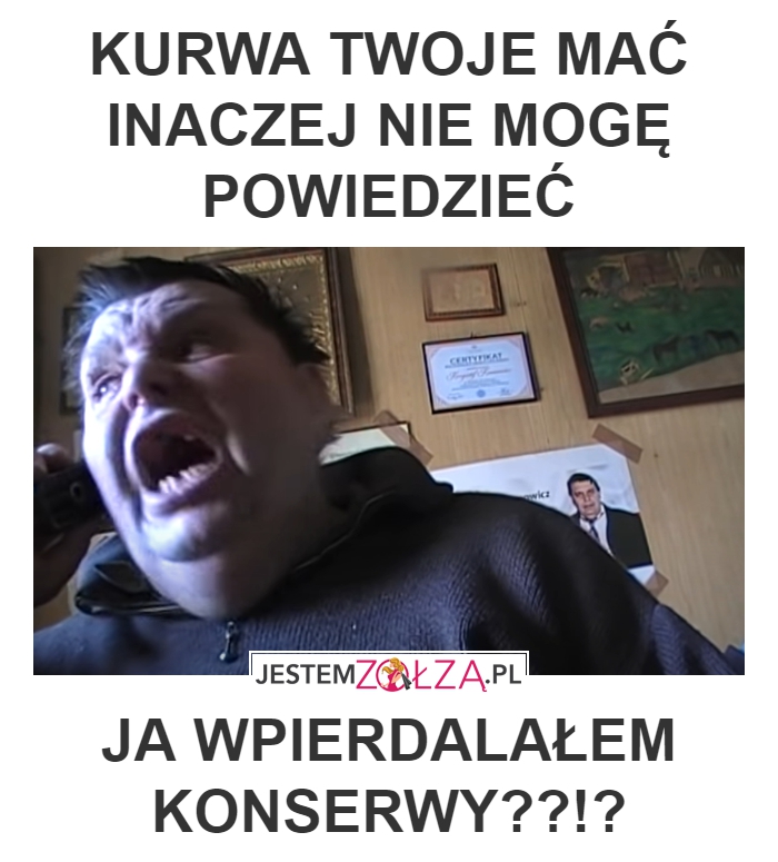 JA WPIERDALAŁEM KONSERWY?!