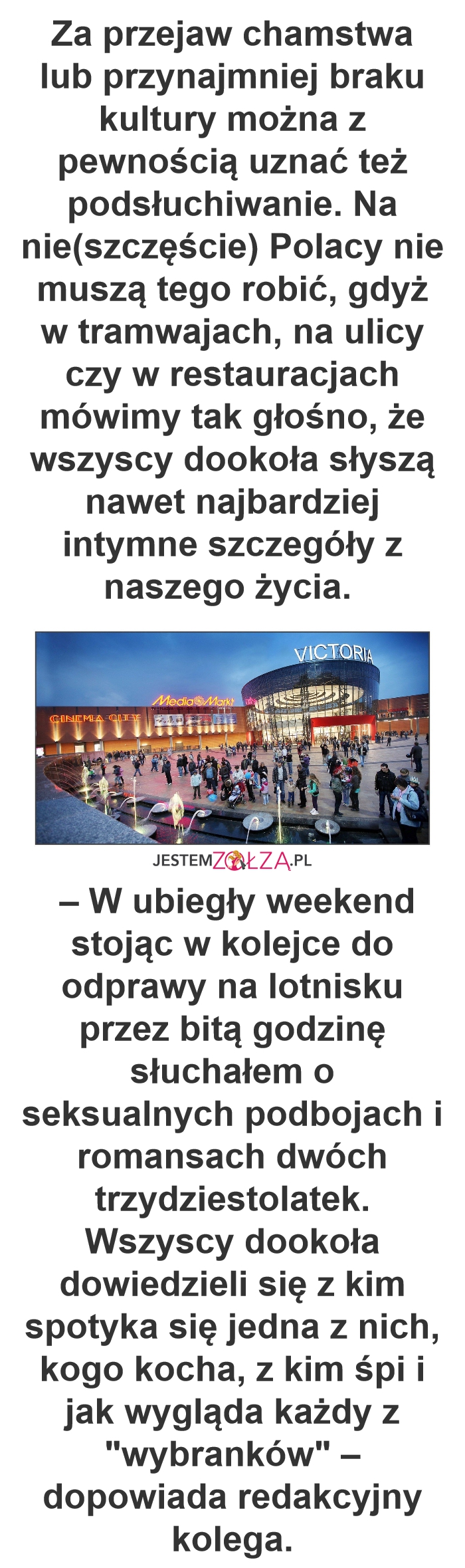 galeria victoria Wałbrzychu, patologia