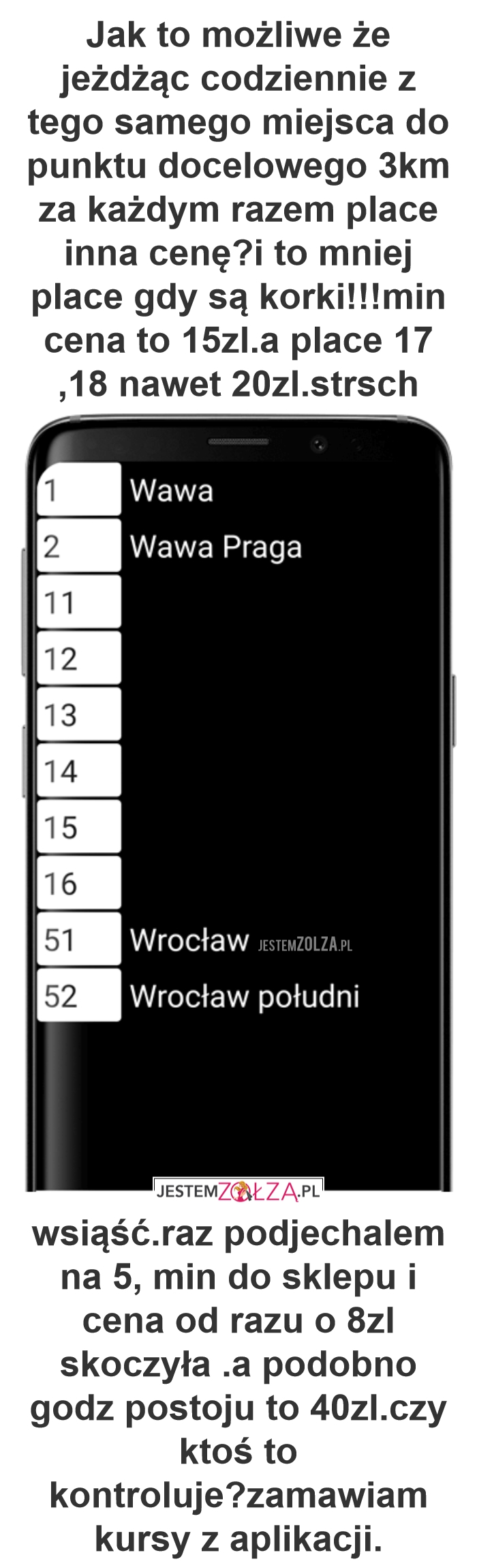 Radio Taxi Serc wrocław usługa niewykonana  wstyd i hańba, Zbigniew Hołdy