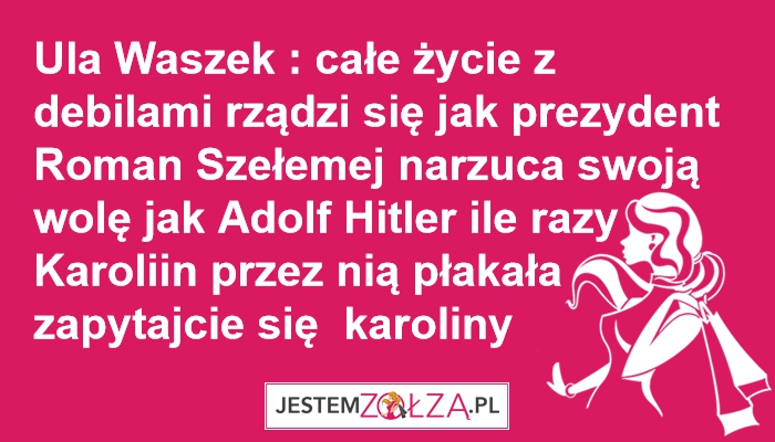 Ula Waszek : całe życie z debilami 