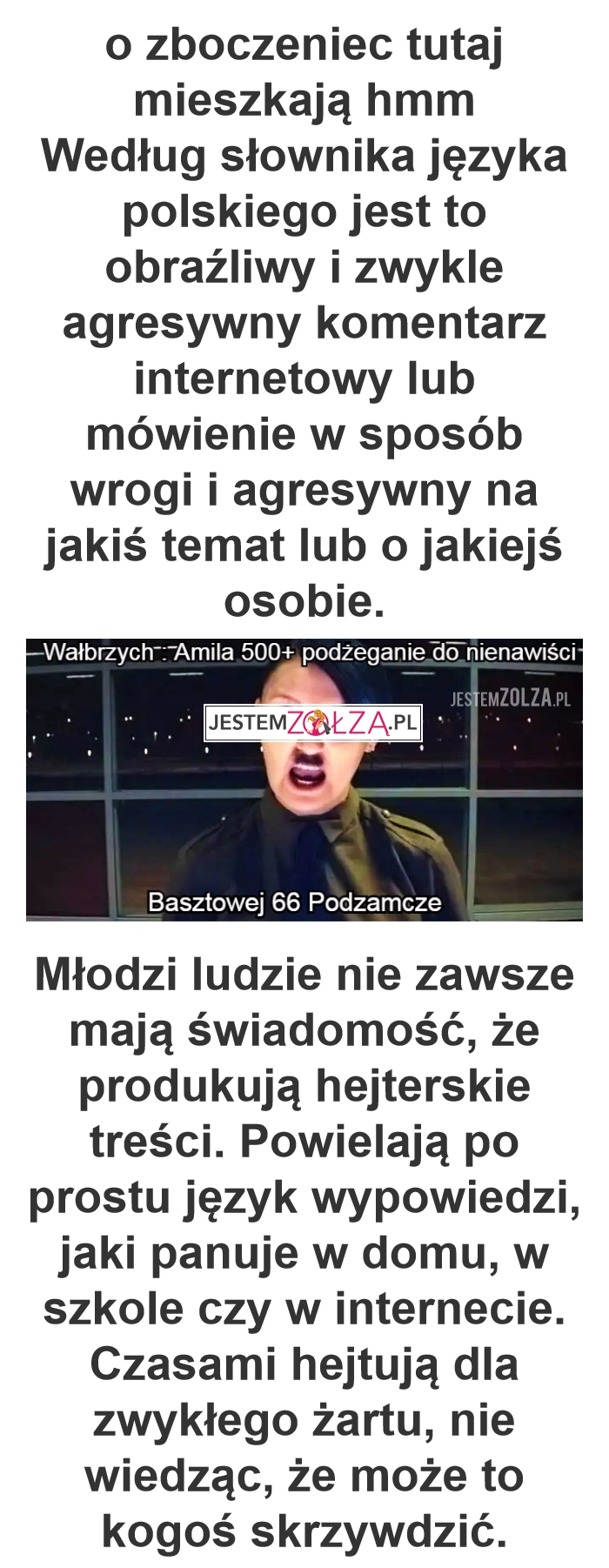 Wałbrzych : Amila 500+ naruszenie prywatności