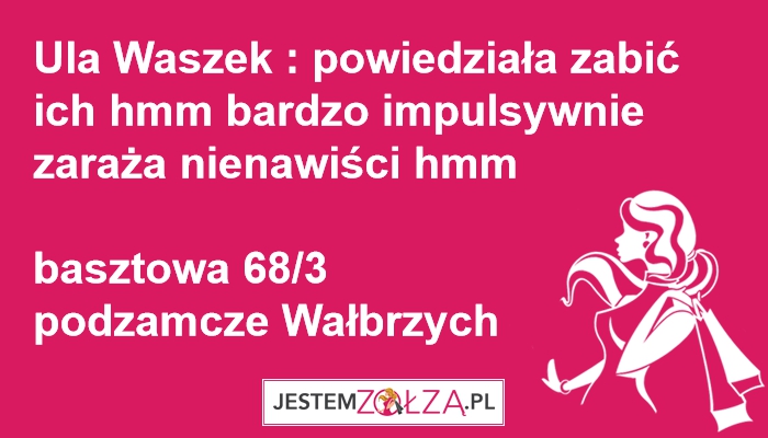 Ula Waszek : niepokojące słowa obgadywanie na korytarzu hmm