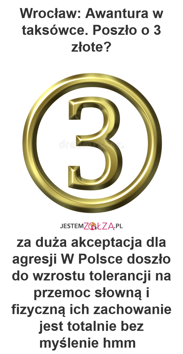 Wrocław: Awantura w taksówce. Poszło o 3 złote? 