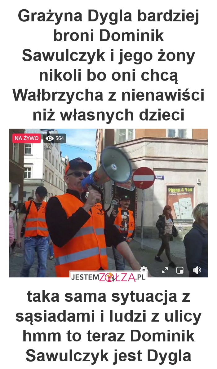 OBROŃCY WOLNOSCI WAŁBRZYCH Dominik Sawulczyk jest Dygla