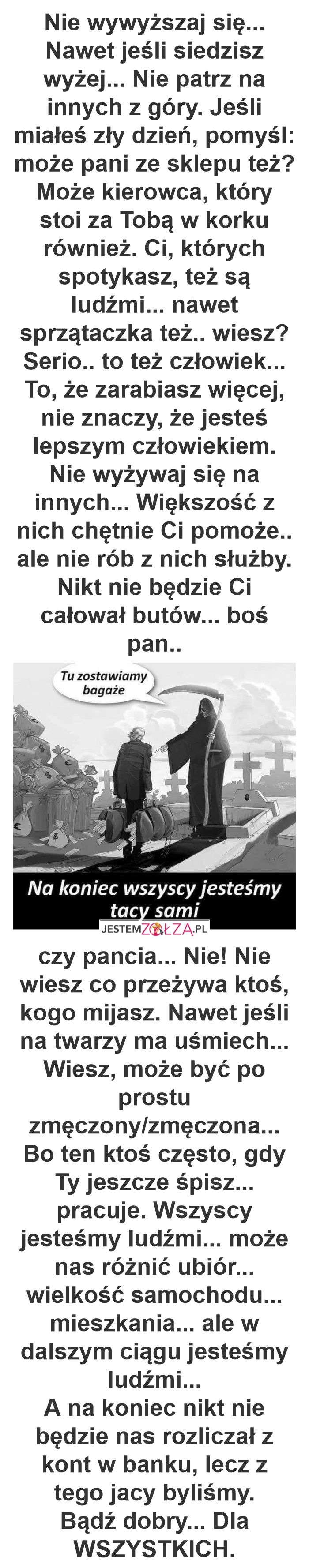 nie wywyższaj się jak szkodzisz hmm