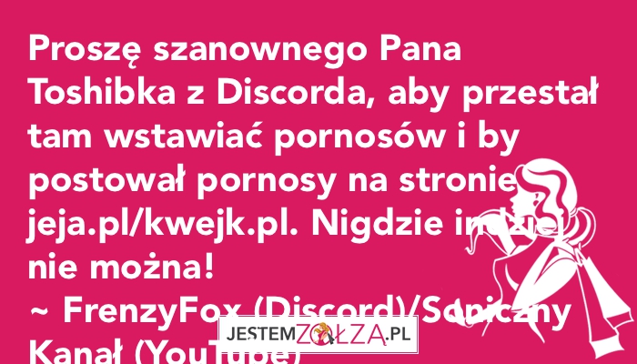 Wiadomość dla Toshibek.